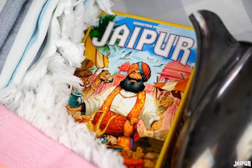Image of Family Card & Board Games for Adults and Kids, Fun Strategy & Party for All Ages, Multi-Players, Perfect for Game Nights, Travel & Home Entertainment (Jaipur)