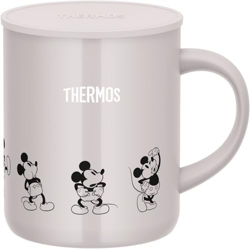 THERMOS Vacuum Insulated Mug 12 fl oz (350 ml) Disney Mickey White Beige JDG-351DS WBE