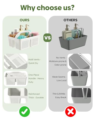 47% Off 4-Pack Portable Shower Caddy Organizer with Handle