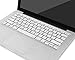 Mosiso Keyboard Cover Compatible MacBook Pro 13/15 Inch(with/without Retina Display,2015 or Older Version), Older MacBook Air 13 Inch (A1466 / A1369, Release 2010-2017), White