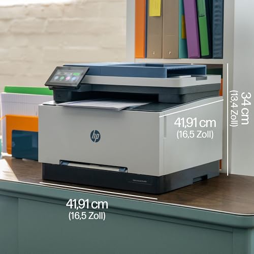 HP Color LaserJet Pro MFP 3302sdwg Multifunktions-Farblaserdrucker, Automatischer beidseitiger Druck, Hohe Druckgeschwindigkeit, Touchscreen, Wi-Fi, Ethernet, USB, Wolf Pro Security – Bild 5