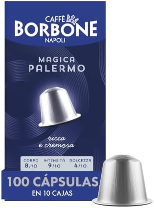Caffè Borbone Mezcla de Café "Magica Palermo" - 100 Cápsulas - Co...