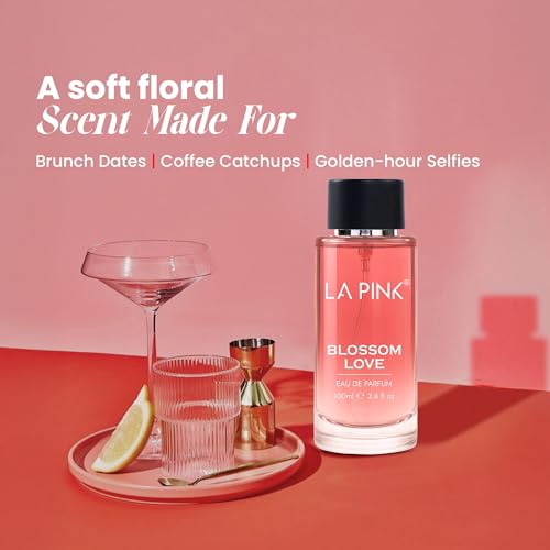 Image of La Pink Blossom Love EDP Perfume for Woman & Man | Rose, Citrus, Fruity & Amber Notes | Long Lasting Unisex Luxury Fragrance for Men & Women | 100ml