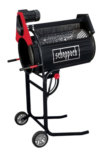 Scheppach RS350 Rotating Sieve | Efficient Screening & Sifting of Soil, Sand & Compost | Adjustable Drum Angle | Mobile & Lightweight Design