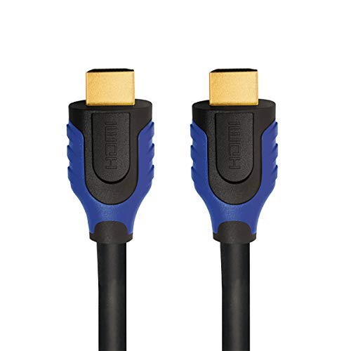 LogiLink CH0062 HDMI Connection Cable, Standard: High Speed with Ethernet for Resolutions up to 4096 x 2160, Ultra HD and 3D Black, 2 m - Image 3
