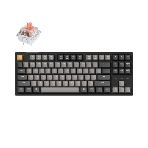 Keychron C1 Pro �L�����J�j�J���L�[�{�[�h TKL ���C�A�E�g QMK �v���O�����\��RGB�o�b�N���C�g �z�b�g�X���b�v�\��K Pro�T�C�����g���b�h�X�C�b�`�t�� OEM�v���t�@�C�� �_�u���V���b�g PBT�L�[�L���b�v Mac Windo