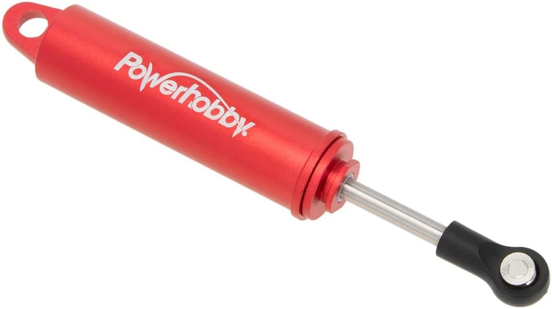 Powerhobby 90mm Promatics Two Stage Internal Spring Shocks (2) Red Fits 1/10 Crawler