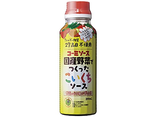 コーミ 国産野菜でつくったこいくちソース
