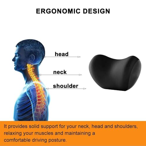 XWSBUDE Car Seat Neck Pillow, for Benz C-Class C180 C200 C220d C300 C300d C400 C63 AMG C63S Car Seat Neck Support Pillow Comfortable Breathable and Soft Car Neck Pillows Interior Accessories - Image 7