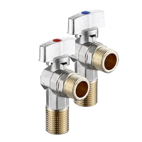 Interrupteur eau chaude froide cuivre G1/2 G3/4 pour WC et ballon