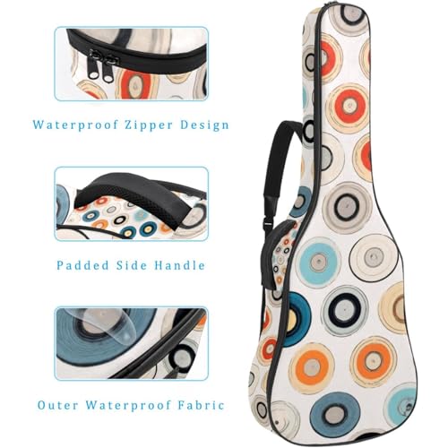 Sac pour guitare acoustique antichoc protégeant de l'eau et des impacts