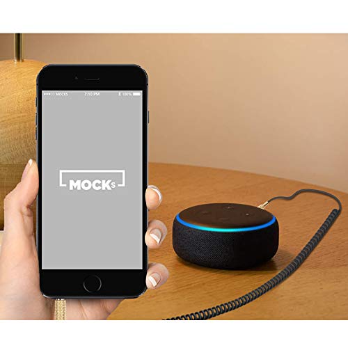 Weishan Car Aux Cord, 3.5Mm Coiled Male To Male Stereo Audio Cable Aux Cord Replacement For Alexa Dot, Headphones, Home Stereos, Speaker, Iphone, Ipad, Ipod, 2Ft To 8Ft Long #TOP2