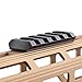 TuFok Picatinny Rail Section - Thin 0.27in Height Rail Attachment Rail Adapter Mount Alumimun 5-Slot Black