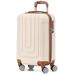 Flight Knight Premium Hard Shell Lightweight Cabin Suitcase - 8 Spinner Wheels - Built-in TSA Lock & USB Port - Luggage Approved for Over 100 Airlines Including easyJet, Ryanair & Jet2-55x35x20cm