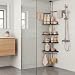 Imagen de JUPPLIES Estanteria Telescopica de Baño de Altura Ajustable 100-320cm