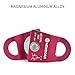 NewDoar Micro Mobile Single Pulley,20kN(4500 lb) Max Rope 1/2in for Rigging Arborist Climbing Rescue,CE Certified(20KN Red 2pcs)