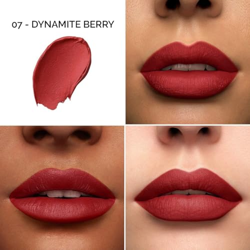 Image of Colors Queen Color It All Long Lasting Crayon Lipstick | Up to 18 Hours Stay | Creamy Matte Finish | Waterproof & Light Weight | Smudge Proof | Lipsticks for Women (Dynamite Berry,3.5g)