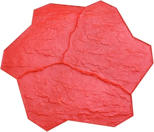 Moule à béton pour terrasse : tapis polyuréthane effet ardoise
