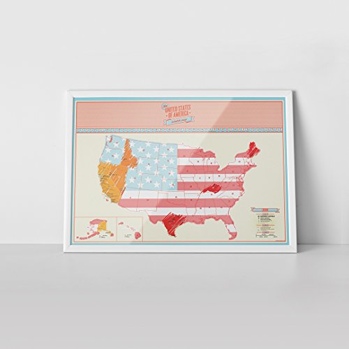 Luckies Mappa del Mondo Personalizzata, Carta