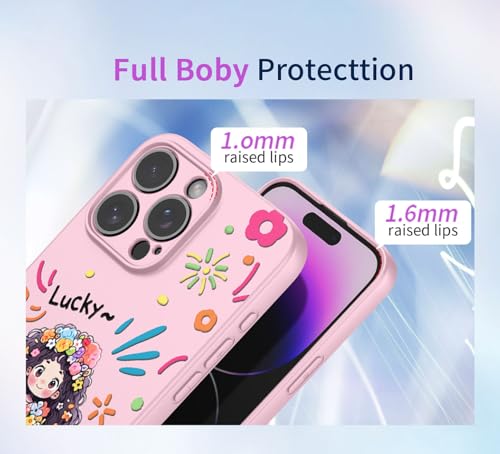 YUEQIAN Liquid Silicone Case for Motorola Moto E14 / Moto G24 / Moto G04, Ultra Slim Soft Silky TPU Rubber Shockproof Cover - Image 2