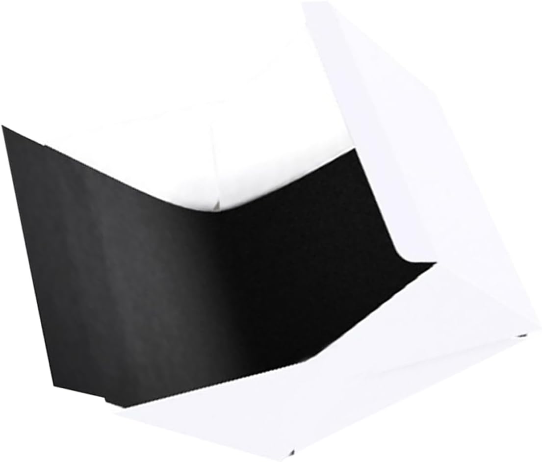 Portable Photo Light Box Tent 30cm Folding Photo Studio with LED Strip Lights, Black and White Backdrops for Product Photography and Shooting Enthusiasts