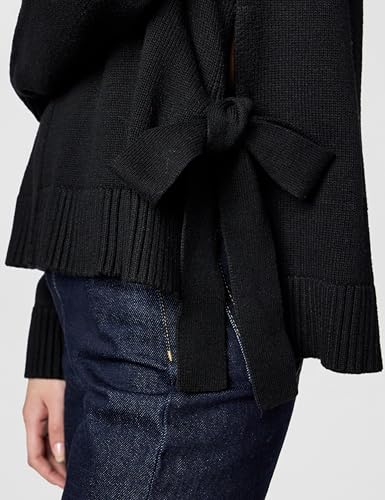 Image of Rent The Runway Pre-Loved Black Tie Side Sweater
