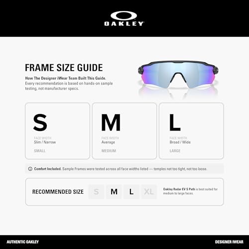 Image of Oakley Radar EV S Path OO9510 Shield Sunglasses for Men for Women
