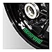 WSNM Protection réservoir Sticker Réfléchissant À La Moto Roue Intérieure Décorative Patch Hub Pneu Décalques À Rayures pour Akraparovic Akrapovic 8 X (Color : 8)