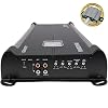 Gravity 6000.1D Class D Car Amplifier - 6000 Watts, 1 Ohm Stable, Digital, Monoblock, Mosfet Power Supply, Great for Subwoofers (2nd Generation) with Gravity Phone Holder Bundle