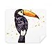 Ramphastos Toco Bird Tropical Cleaning Cloth Screen Cleaner 2pcs Suede Fabric