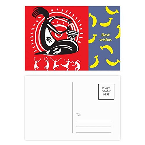 Carte postale Set 20pcs pour invitation thématique et remerciements multicolores