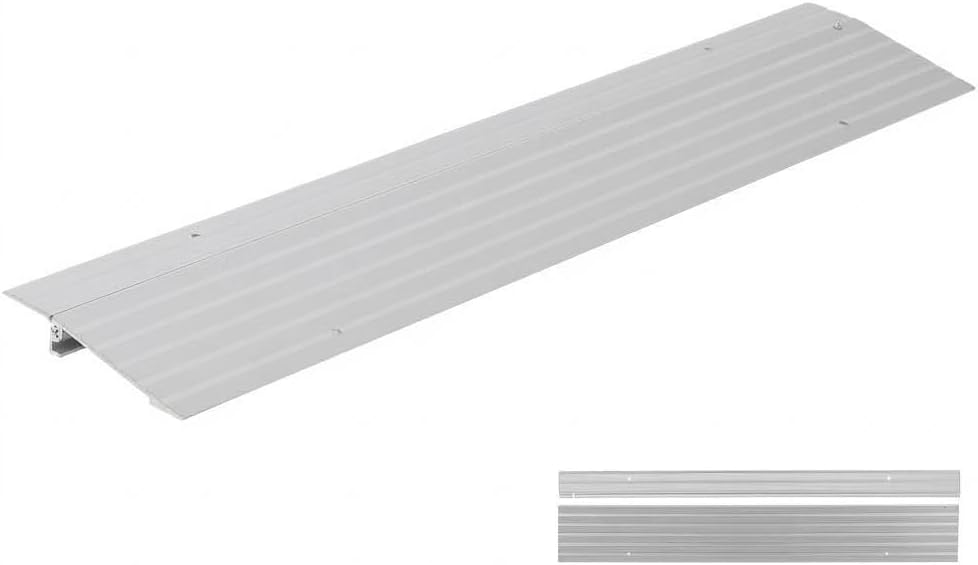 Heavy Duty Aluminum Threshold Ramp for Doorways – 2" Rise, 700LB/320kg Capacity, Adjustable & Portable Metal Entry Ramp for Wheelchairs, Mobility Scooters, Bikes, Strollers – Home Steps &