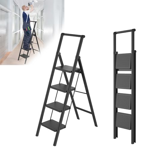 Molteplici possibilità di utilizzo: questa scala a pioli multifunzione non solo è adatta per la cura della casa, ma può anche essere utilizzata in diversi luoghi come giardini, garage, cantine, ecc., quindi è adatta per una varietà di occasioni. Grazie alle sue caratteristiche di facile manutenzione, rimane in buone condizioni in una vasta gamma di applicazioni
