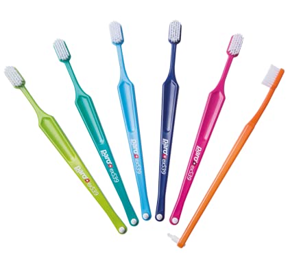 Paro S39 Toothbrush Extra Sensitive Toothbrush with Soft Bristles Exchangeable Inter Space F 5 Rows 39 Tuft 6