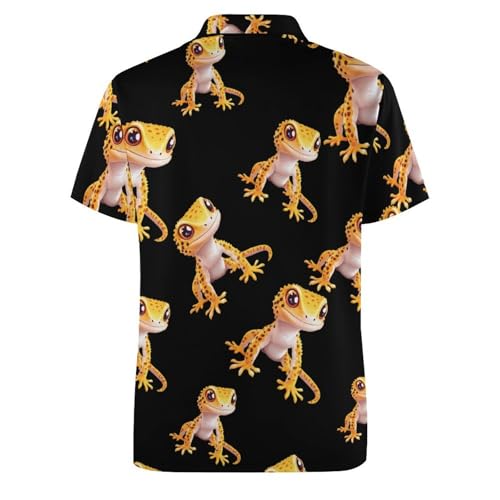 Polo de manga corta transpirable para mujer con estampado de leopardo 6