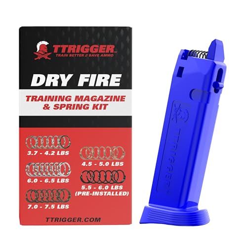 TTRIGGER Light Dry Fire Training Mag and Spring Kit for Glock - Blue