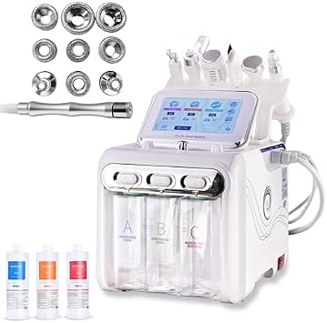 Hydrogen Oxygen 7 in 1 Diamond Microdermabrasion Machine & Aqua Solution