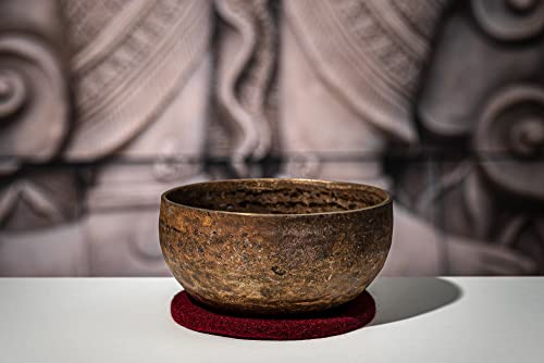 Meinl Sonic Energy Singing Bowl, Origin Series (~900g) — MADE IN INDIA — Voor Meditatie, Yoga en Sound Healing Therapy, Speciale Brons Legering, 2-JAAR GARANTIE (SB-O-900) - Afbeelding 3
