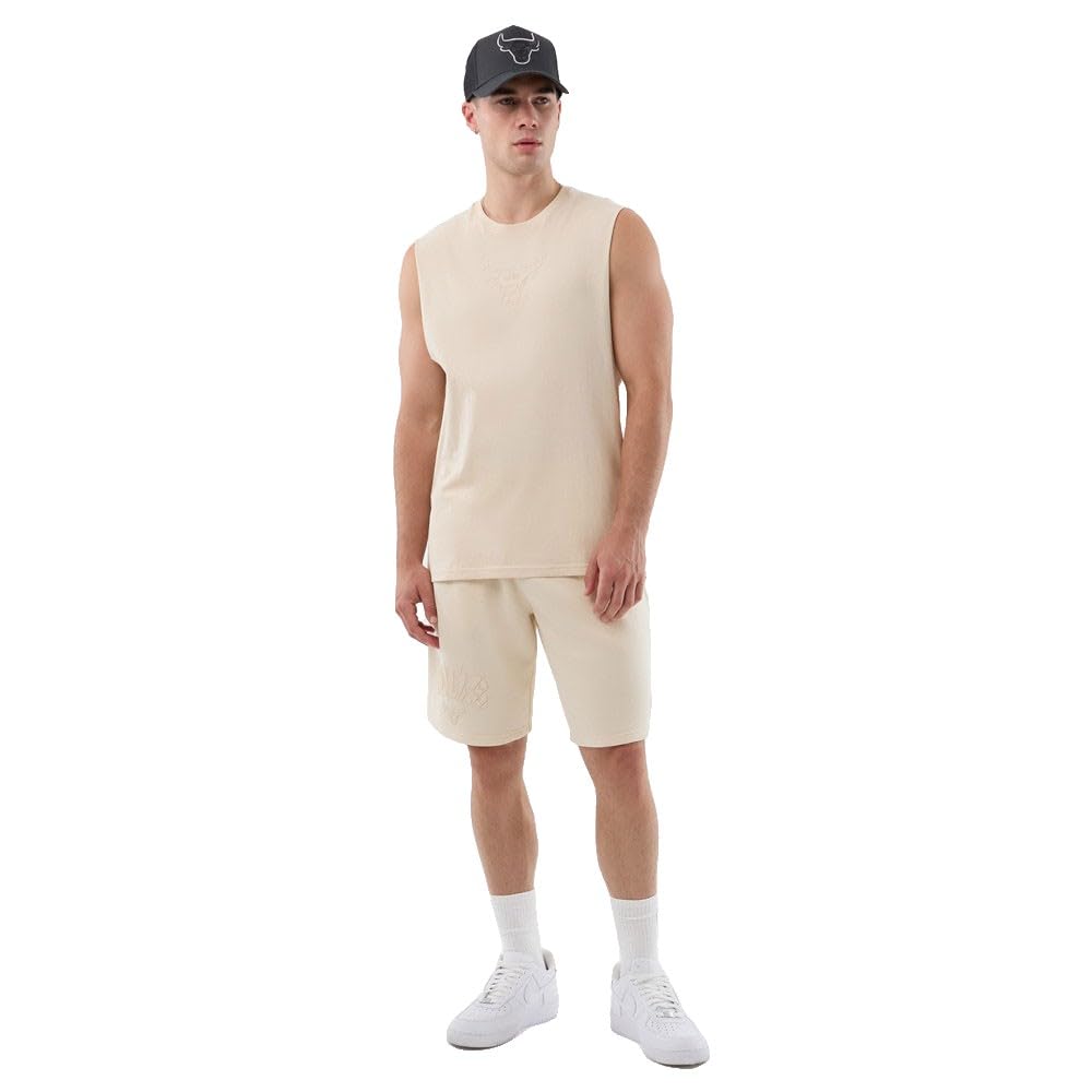 New Era NBA Core Plus Tank top Chicago Bulls beżowy