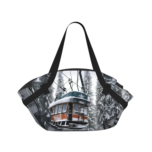 Sac tapis de camping imprimé 94 cm convertible pour pique-nique et randonnée