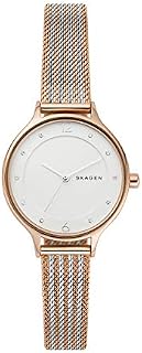 Skagen Women's Anita Stainless Steel Mesh Watch, Color: Two-tone, 12(Model: SKW2749)