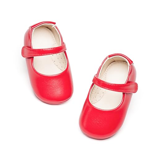 Image of PHIRAMIN Toddler Girl Mary Jane Dress Shoes-Little Girl School Uniform Shoes for Wedding Party