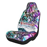 機動戦士ガンダム カーシートカバー 通気性 滑り止め 乗用車 SUV ミニバン対応 ユニバーサルサイズ 前後2列用 簡単取り付け ポリエステル製 洗濯可能 2 PCS