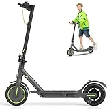 WERHY Electric Scooter, 350W/500W Powerful Motor, 19/22 MPH Max Speed, 15-28 Miles Range, Lightweight Foldable Kick Scooter with Dual Braking Systems, Smart APP