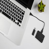 Verbatim PinStripe USB-Stick 16GB I USB 2.0 I USB Speicherstick I für Laptop Notebook Ultrabook TV Autoradio I USB 2.0 Stick I Datenstick mit Schiebemechanismus I Schwarz – Ansicht 5