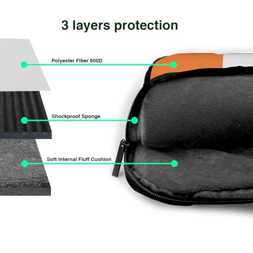 Bolsa de hombro para laptop con bandera irlandesa y maletín de ordenador 5