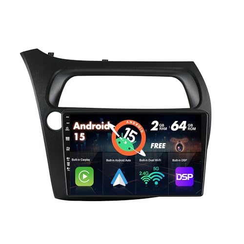 Autoradio pour Honda Civic Android 15 idéal pour voyager en musique
