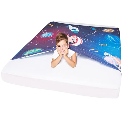 Manta Sensorial de Compresión para Niños | Sábana de Compresión (Space, Full)