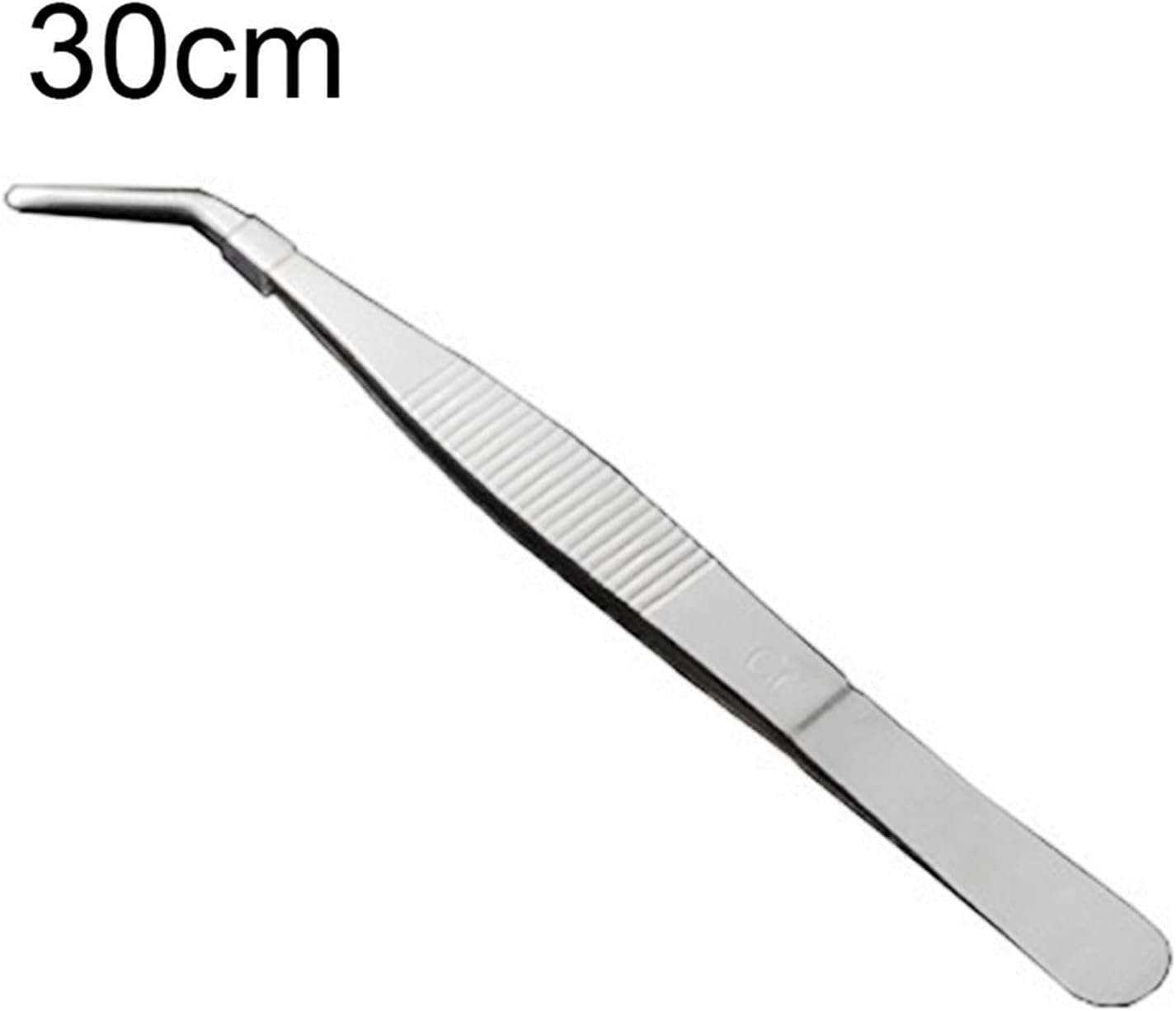 Tweezer Set.12.5-30CM Stainless Steel Elbow Tweezer Set.First Aid Kit Accessories Succulents Tweezer Set.New Precision Tweezer Set.Set (Color : 20cm, Size : Bent)(12.5cm)