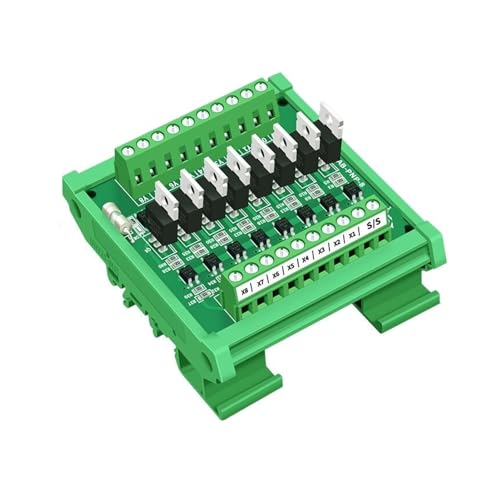 Placa amplificadora PLC de 8 canales para proteger sistemas MCU con aislamiento por acoplador óptico